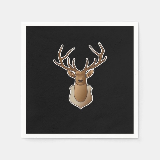 Oh Deer Minimal Design  Pappersservett (Framsidan)