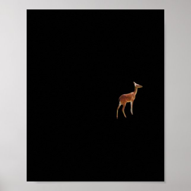 Oh Deer Minimal Design  Poster (Framsidan)