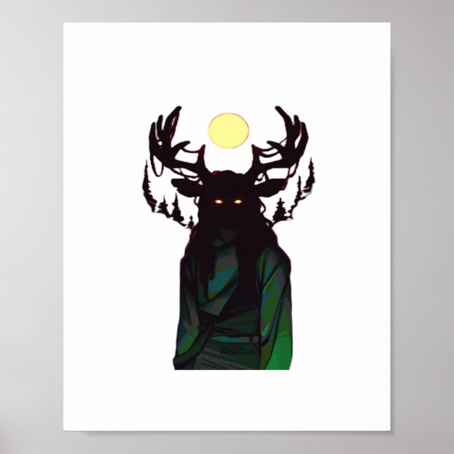 Oh Deer Minimal Design  Poster (Framsidan)
