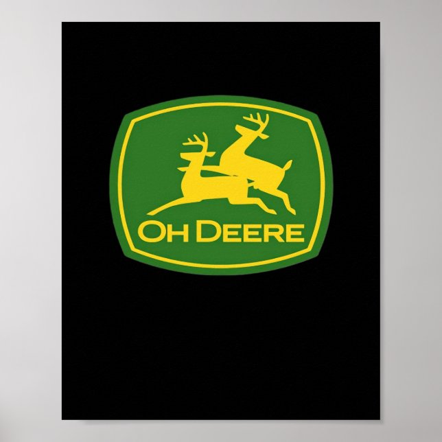 Oh Deer Minimal Modern Design  Poster (Framsidan)