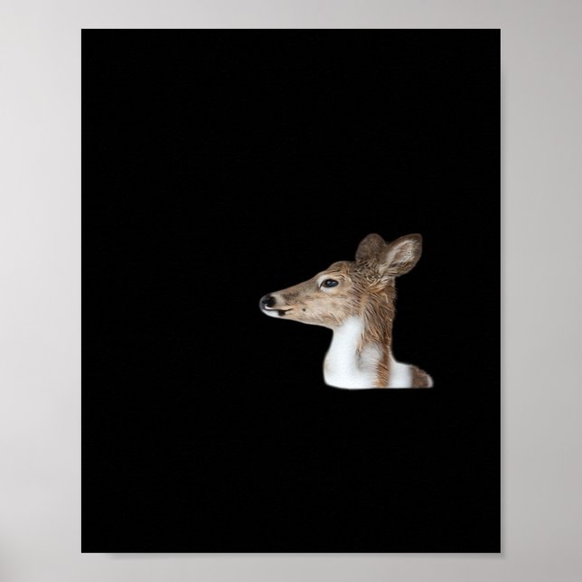 Oh Deer Minimal Modern Design Poster (Framsidan)