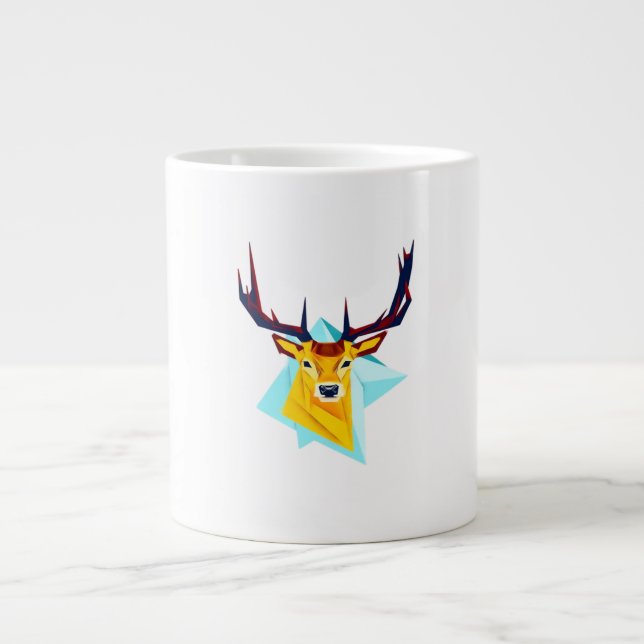 Oh Deer Minimal Rustic Style  Jumbo Mugg (Framsidan)