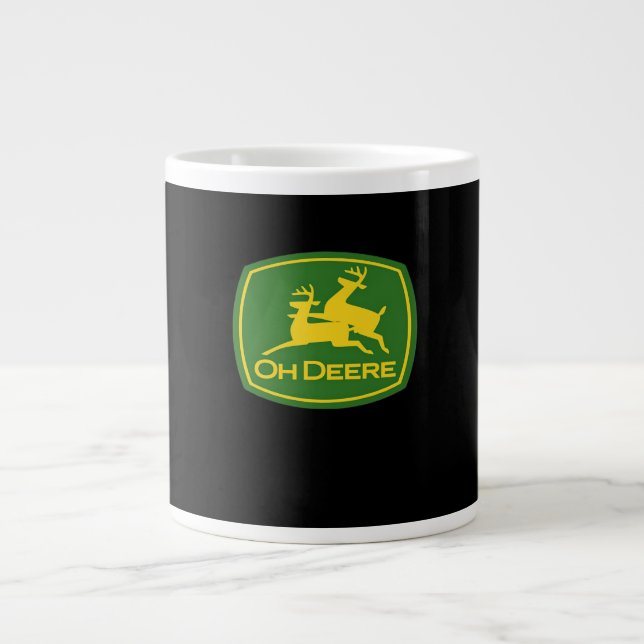 Oh Deer Minimalistisk Modern Design  Jumbo Mugg (Framsidan)