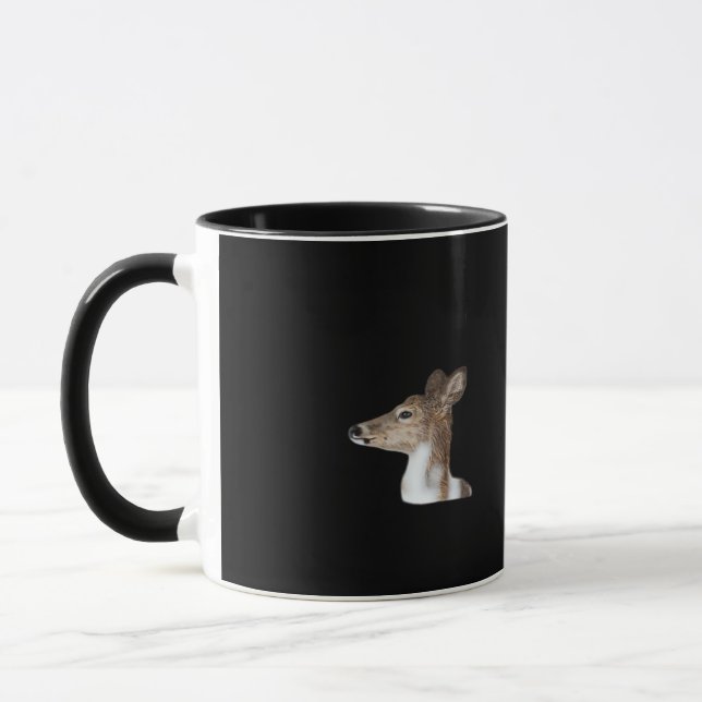 Oh Deer Minimalistisk Modern Design Mugg (Vänster)