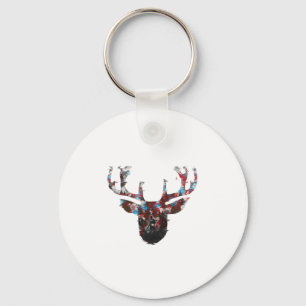 Oh Deer Minimalistisk Nyckelring
