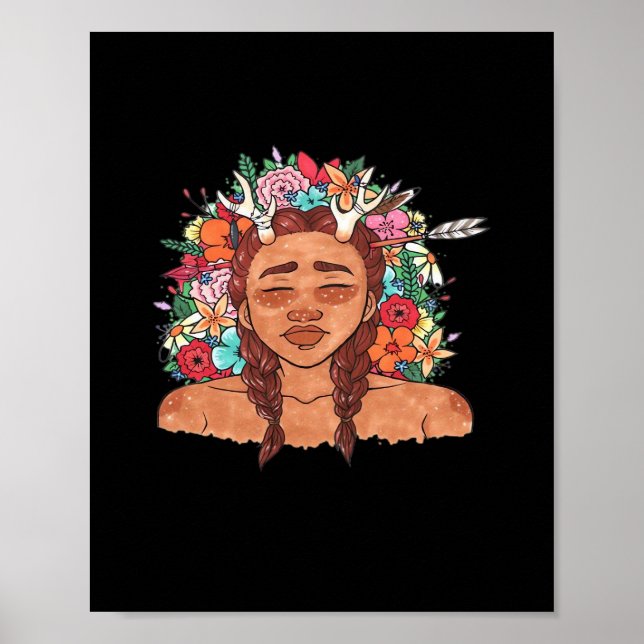 Oh Deer Modern Aesthetic  Poster (Framsidan)