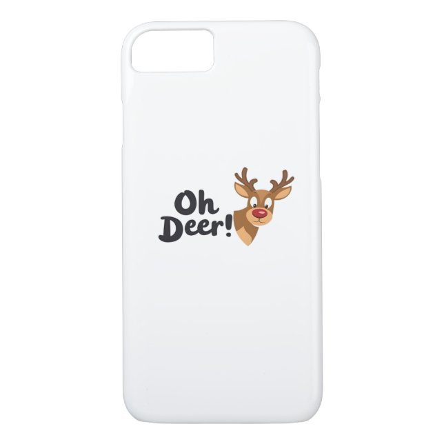 Oh Deer Modern Aesthetic Style  Case-Mate iPhone Skal (Baksida)