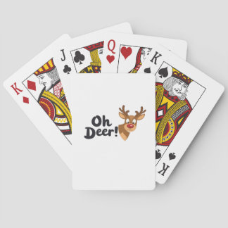 Oh Deer Modern Aesthetic Style  Casinokort
