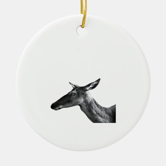 Oh Deer Modern Aesthetic Vibe Ornament (Framsidan)