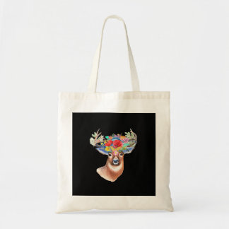 Oh Deer Modern Artistic Style Tote Bag Tygkasse