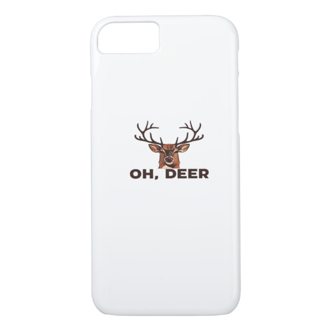 Oh Deer Modern Clean Design  Case-Mate iPhone Skal (Baksida)