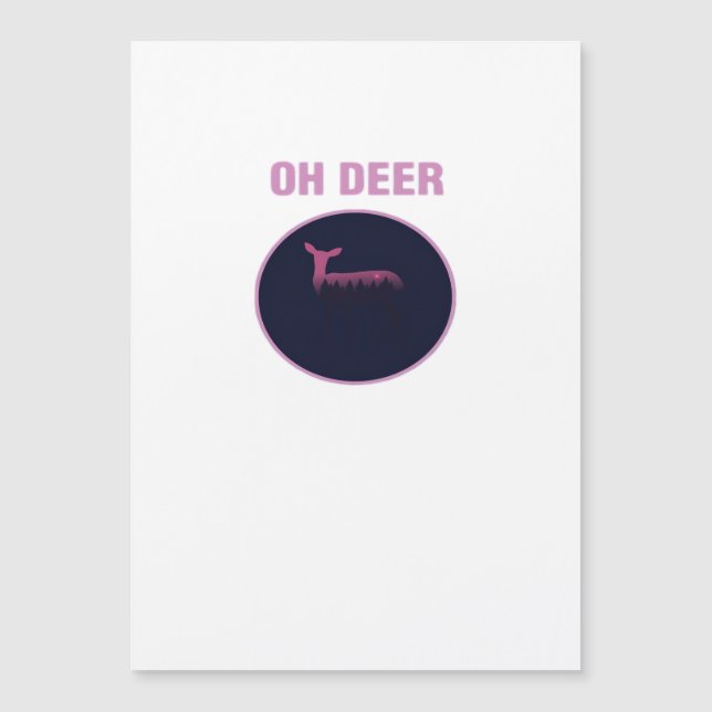 Oh Deer Modern Estetik  (Framsida)