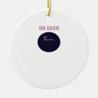 Oh Deer Modern Estetik Julgransprydnad Keramik
