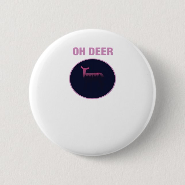 Oh Deer Modern Estetik  Knapp (Framsida)