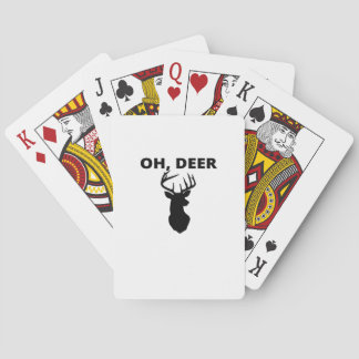 Oh Deer Oh Dear Whimsical Art Style  Casinokort