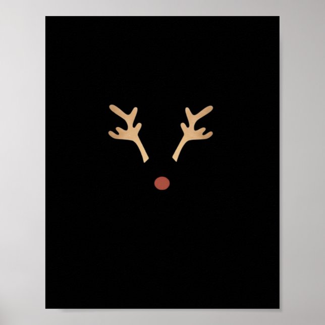 Oh Deer Playful Artistic Expression  Poster (Framsidan)