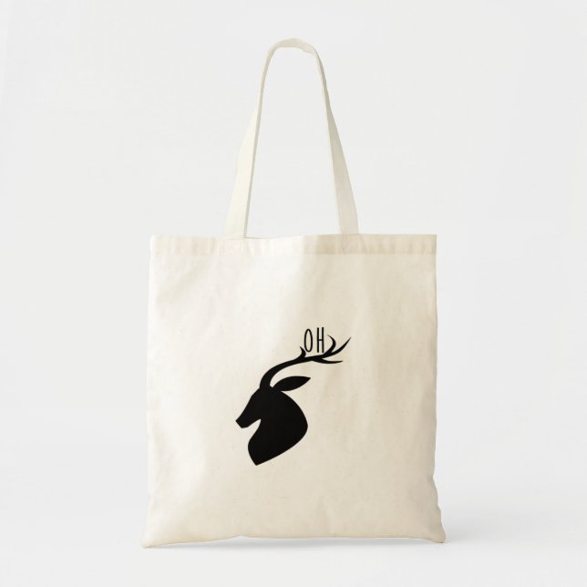 Oh Deer Pun Creative Style Tygkasse (Framsidan)