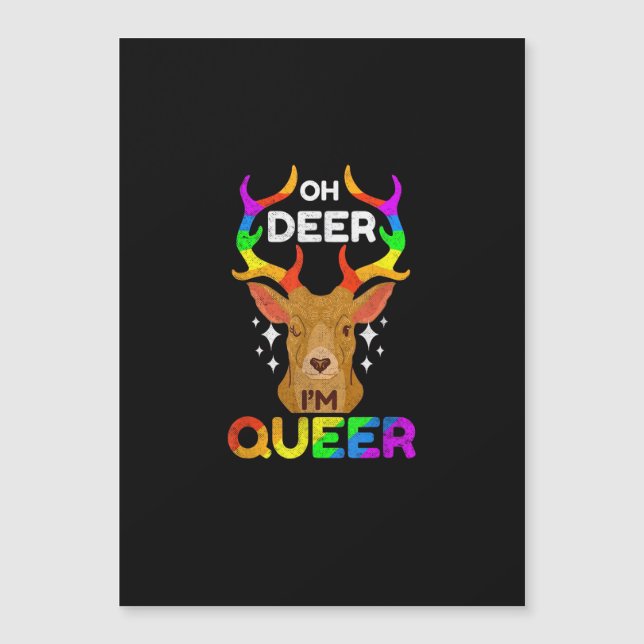 Oh Deer Queer Funny LGBTQ Pride Awareness  (Framsida)