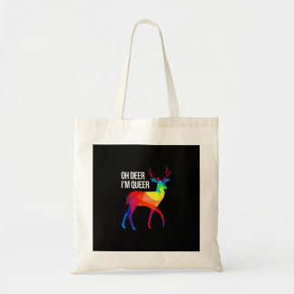 Oh Deer Queer LGBT Pride Celebration Design Tygkasse