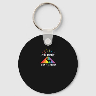 Oh Deer Queer Trendig Estetisk Design Nyckelring