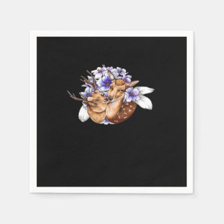 Oh Deer Ren Minimalistisk Stil  Pappersservett