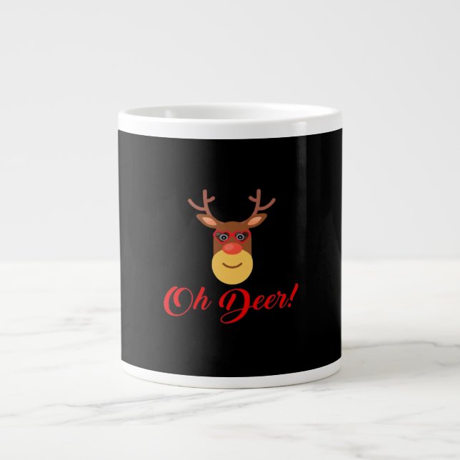 Oh Deer Retro Classic   Jumbo Mugg (Framsidan)