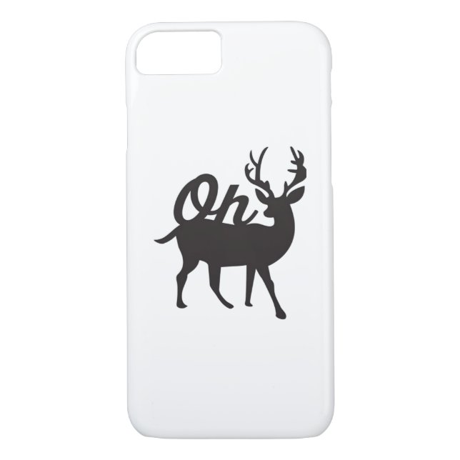 Oh Deer Retro Classic Vibe  Case-Mate iPhone Skal (Baksida)