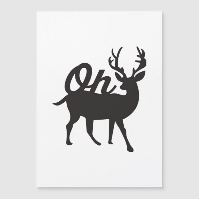Oh Deer Retro Klassisk Vibe  (Framsida)