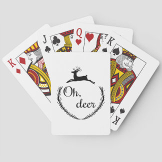Oh Deer Roligt Stil Design  Casinokort