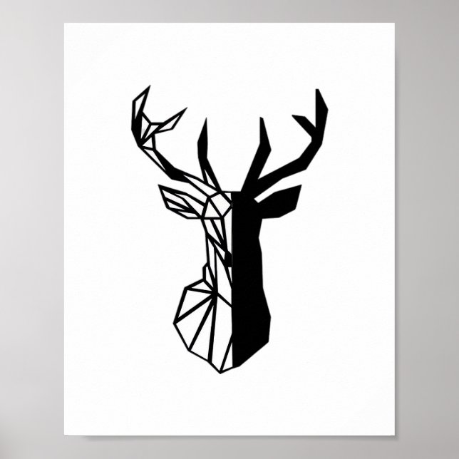 Oh Deer Soft Minimal Vibe  Poster (Framsidan)