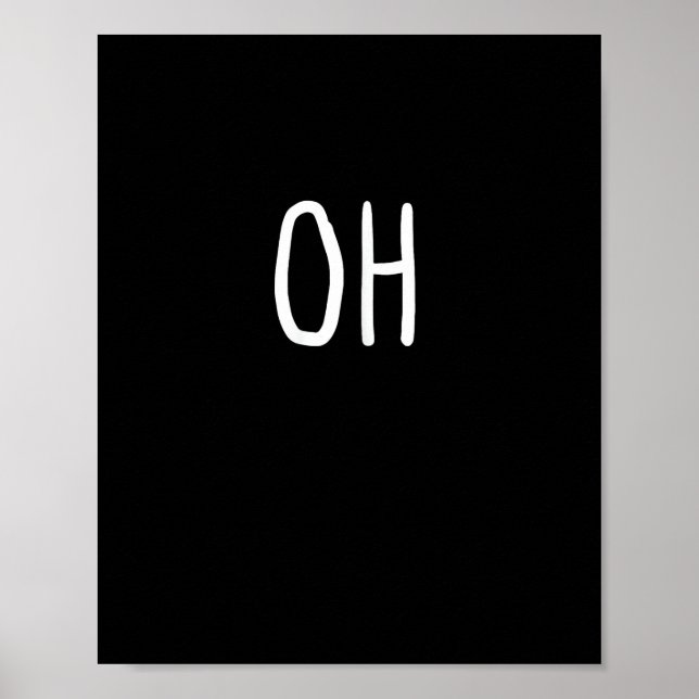 Oh Deer Trendy Halloween Style  Poster (Framsidan)