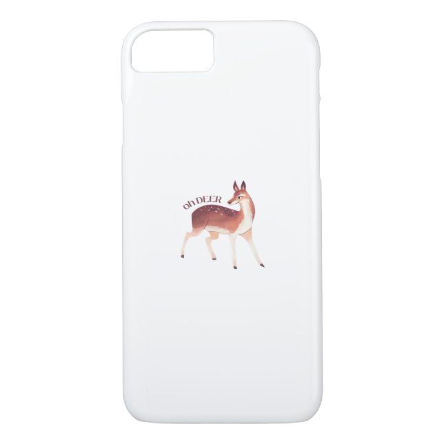 Oh Deer Whimsical Creative Design  Case-Mate iPhone Skal (Baksida)