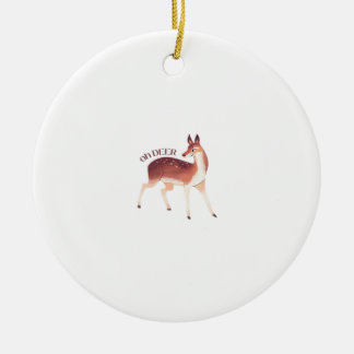 Oh Deer Whimsical Creative Design Ornament