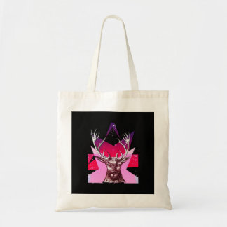 Oh Deer Whimsical Creative Design Tote Bag Tygkasse
