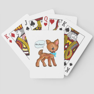 Oh Deer Whimsical Skogsvib  Casinokort