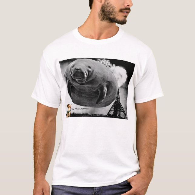 "Oh, den enorma manateen! ", T Shirt (Framsida)