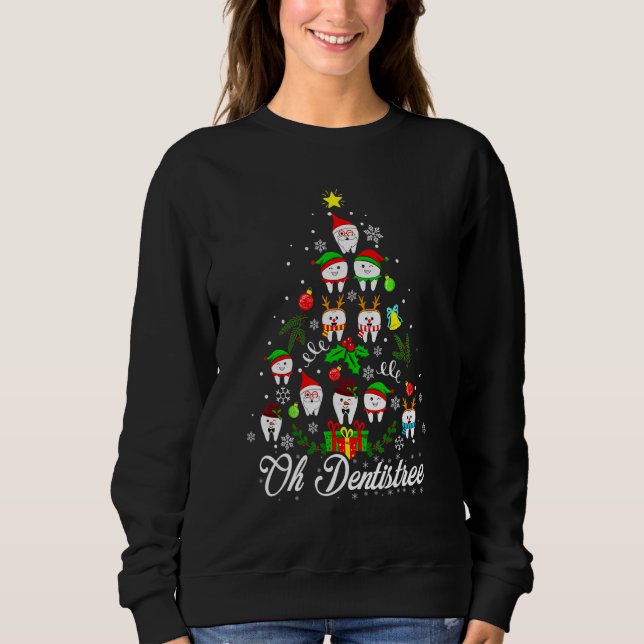 Oh Dentistree  Dental Surgeon Xmas Dentistry Appar T Shirt (Framsida)