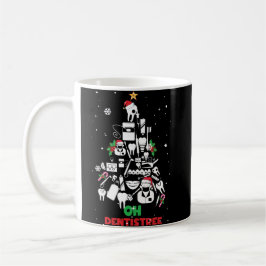 Oh Dentistree Dentist Dental Teeth Julgran Kaffemugg