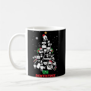 Oh Dentistree Dentist Dental Teeth Julgran Kaffemugg