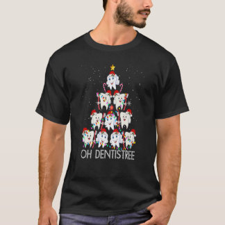 Oh Dentistree Funny Julafton jul Dentist Dental T Shirt
