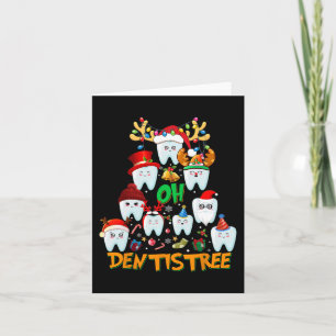 Oh Dentistree Roligt Julgran Dental Hygiene Xm Kort