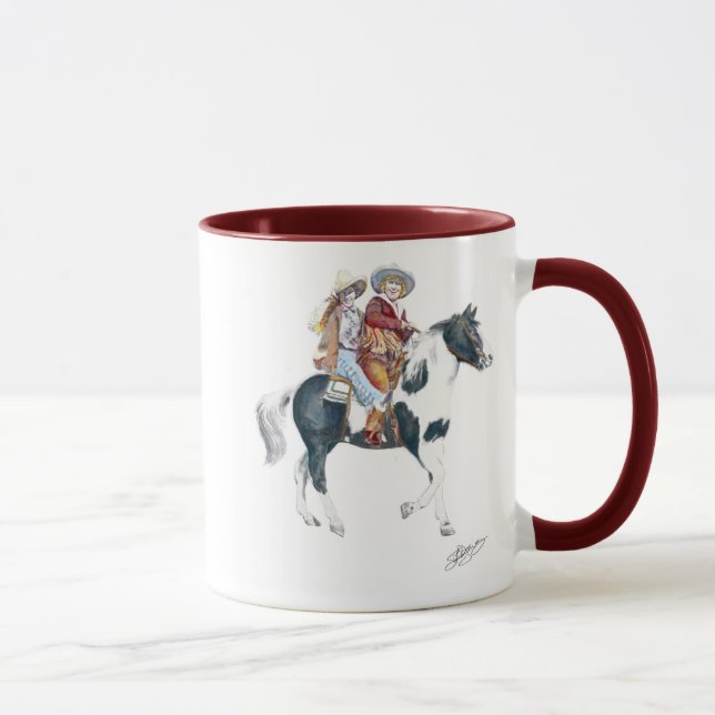 Oh dig Cowgirl! Begränsad upplaga Mugg (Höger)