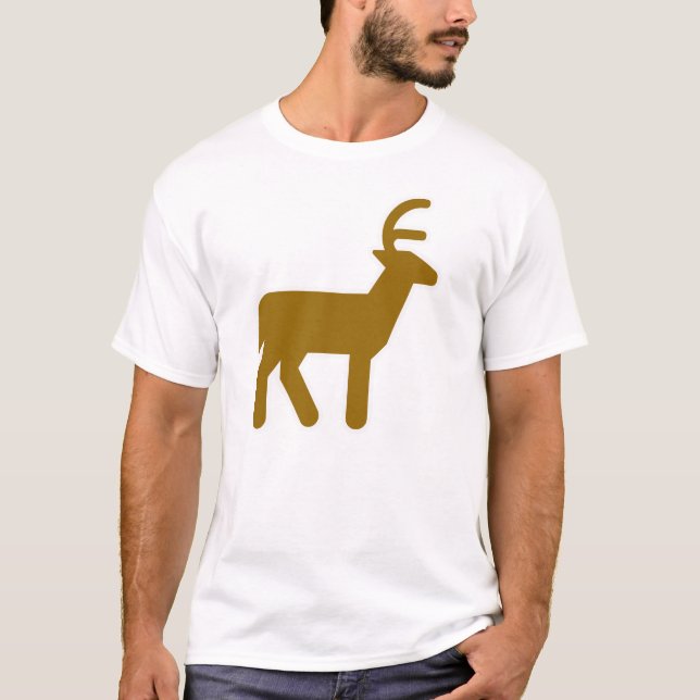 Oh dyrt Hjort T-tröja Tee Shirt (Framsida)