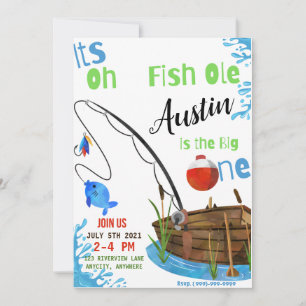 Oh FishOle Birthday-inbjudan
