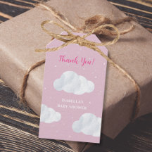 Oh Flicka Rosa Clouds Himlar Stars Baby Shower