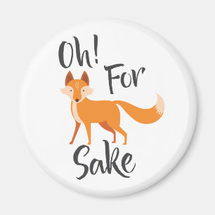 oh för emblem för magnet för rävsakekyl