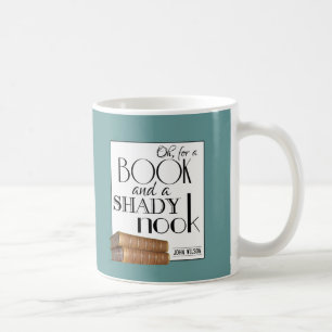 Oh för en bok och en skuggig nook kaffemugg