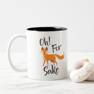 oh för mugg för rävsakekaffe