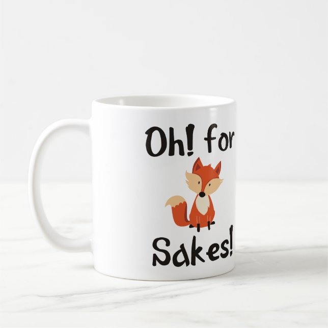 OH! FÖR RÄVSAKES! KAFFEMUGG (Vänster)