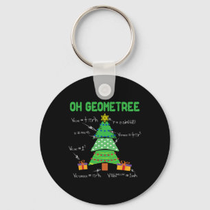 Oh Geometree Geometry Math Science Teacher Christm Nyckelring